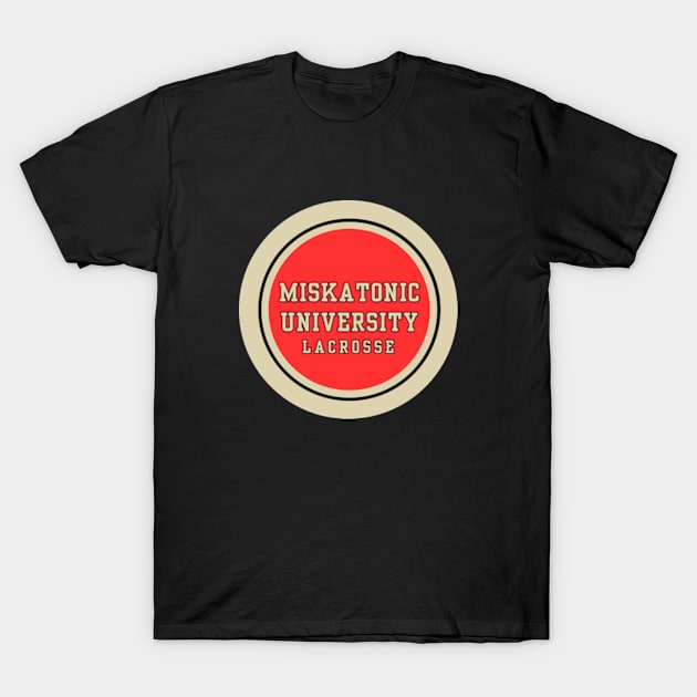 Miskatonic University Lacrosse Team T-Shirt by Desert Owl Designs